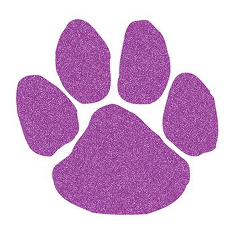 Purple Mascot Paw